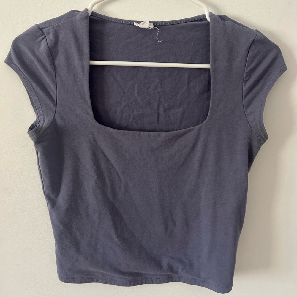 Garage Square Open Neck Tee